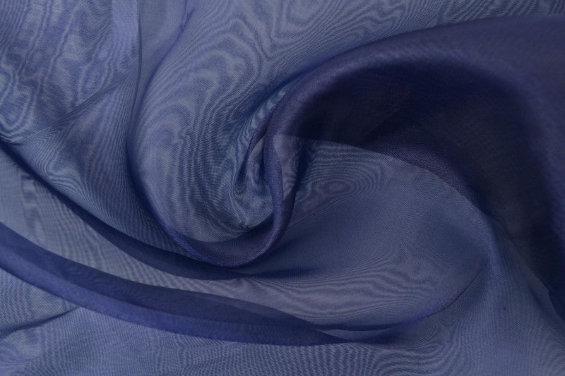 Navy organza – transparent & glänsande (bild 3 av 7)