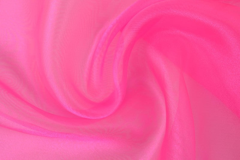 Fuchsia organza – transparent & glänsande (bild 3 av 7)