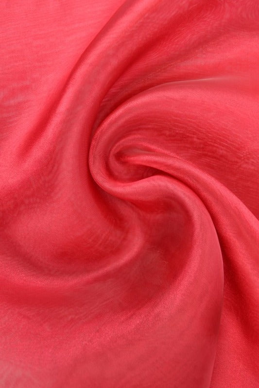 Vinröd organza – transparent & glänsande (bild 1 av 7)