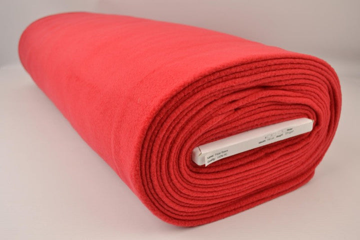Röd polar fleece – anti-pilling, varm & lätt (bild 2 av 7)