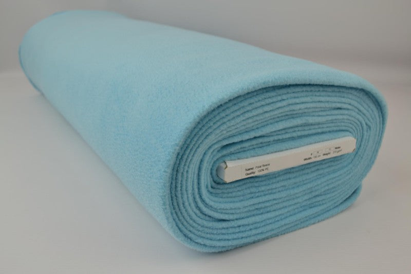 Aquablå polar fleece – anti-pilling, varm & lätt (bild 2 av 7)