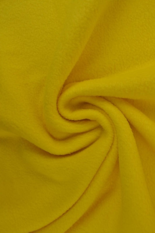 Gul polar fleece – anti-pilling, varm & lätt (bild 1 av 7)