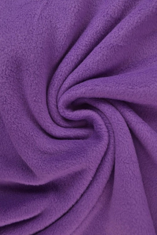 Lila polar fleece – anti-pilling, varm & lätt (bild 1 av 7)