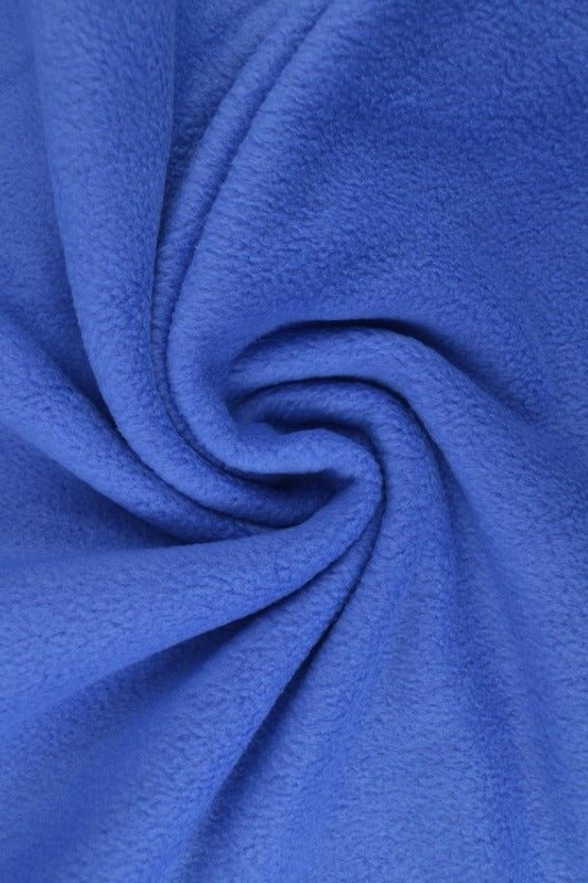 Blå polar fleece – anti-pilling, varm & lätt (bild 1 av 7)