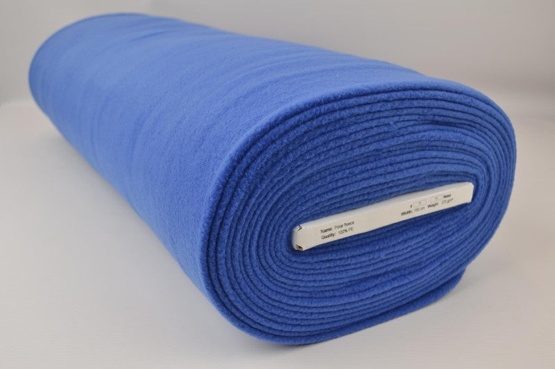 Blå polar fleece – anti-pilling, varm & lätt (bild 2 av 7)