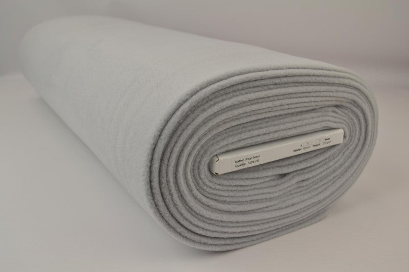 Silvergrå polar fleece – anti-pilling, varm & lätt (bild 2 av 7)