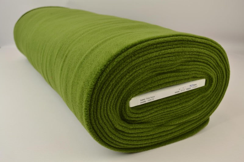 Mossig grön polar fleece – anti-pilling, varm & lätt (bild 2 av 7)