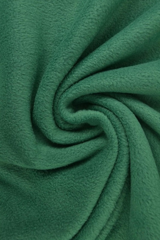 Mörkgrön polar fleece – anti-pilling, varm & lätt (bild 1 av 7)