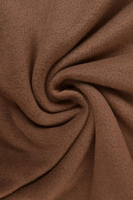 Brun polar fleece – anti-pilling, varm & lätt (bild 1 av 7)