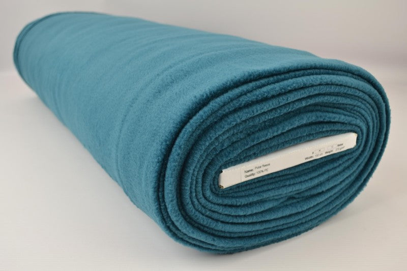 Mörk petroleum polar fleece – anti-pilling, varm & lätt (bild 2 av 7)