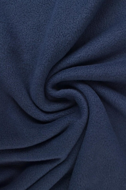 Mörkblå polar fleece – anti-pilling, varm & lätt (bild 1 av 7)