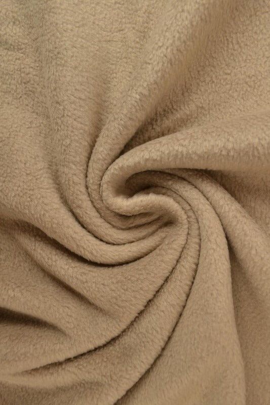 Taupe polar fleece – anti-pilling, varm & lätt (bild 1 av 7)