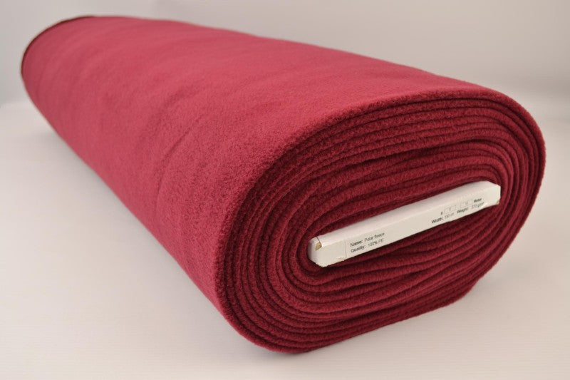Bordeaux polar fleece – anti-pilling, varm & lätt (bild 2 av 7)
