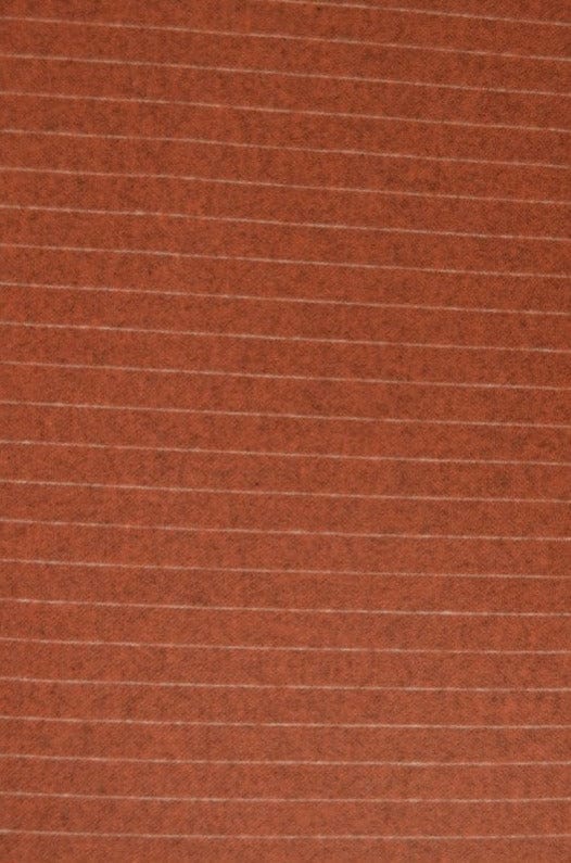 Terracotta tjock randigt flanel (bild 2 av 4)