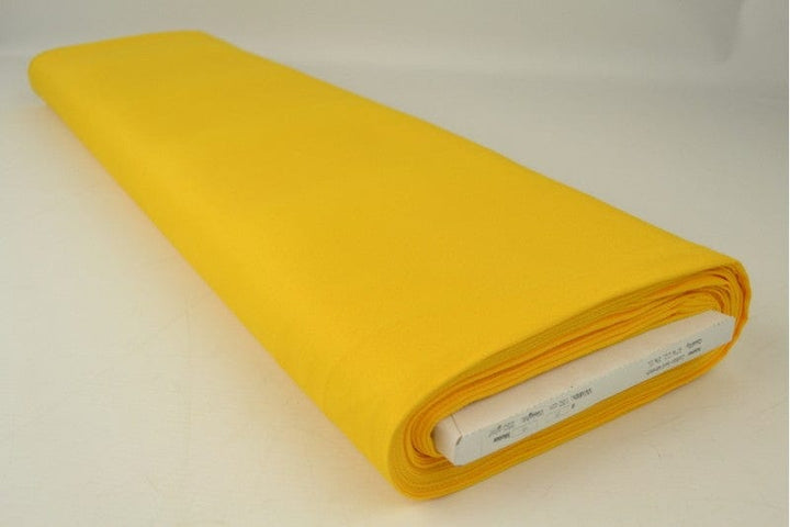 Gul bomullstwill med stretch – diagonal twill & formfast komfort (bild 2 av 7)