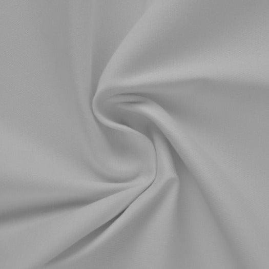 Vit bomullstwill med stretch – diagonal twill & formfast komfort (bild 1 av 7)