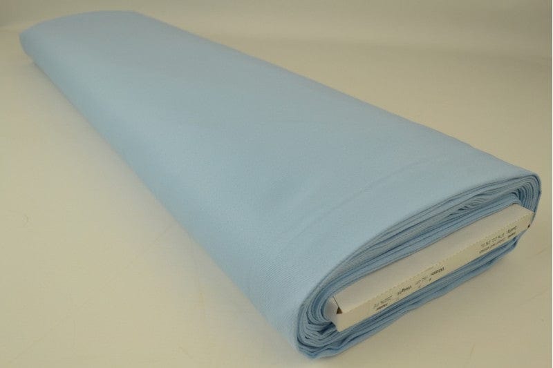 Ljusblå bomullstwill med stretch – diagonal twill & formfast komfort (bild 2 av 7)