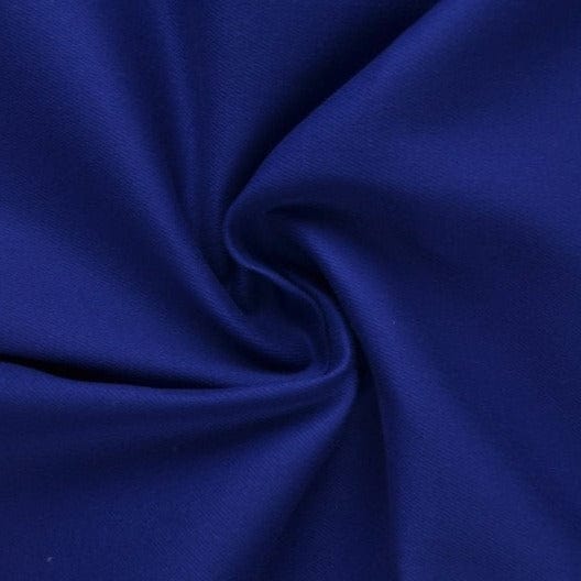 Mörk blå bomullstwill med stretch – diagonal twill & formfast komfort (bild 1 av 7)