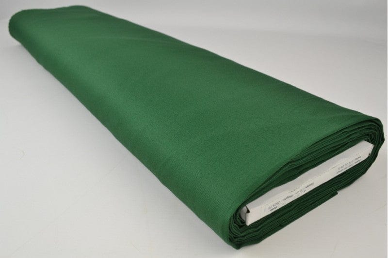 Mörk grön bomullstwill med stretch – diagonal twill & formfast komfort (bild 2 av 7)