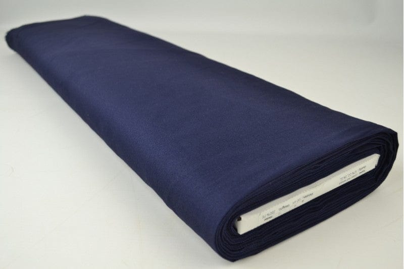 Navy bomullstwill med stretch – diagonal twill & formfast komfort (bild 2 av 7)