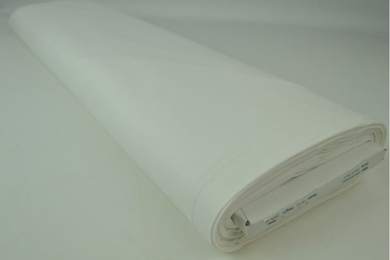 Råvit bomullstwill med stretch – diagonal twill & formfast komfort (bild 2 av 7)