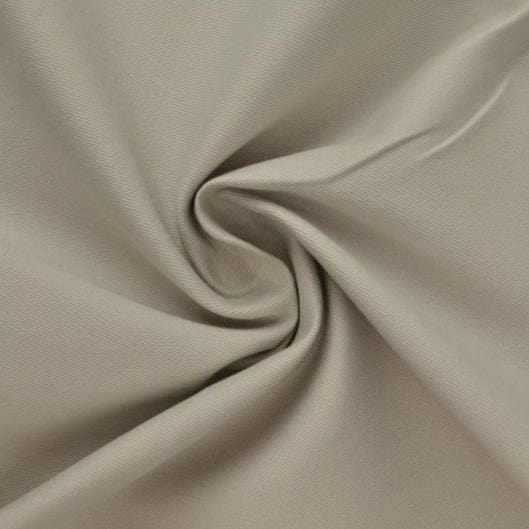 Silvergrå bomullstwill med stretch – diagonal twill & formfast komfort (bild 1 av 7)