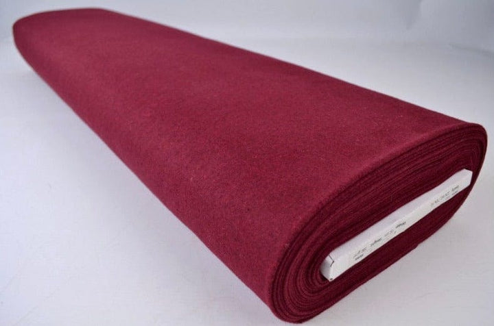 Bordeaux slitstark och mjuk ull/polyester tyg (bild 2 av 4)