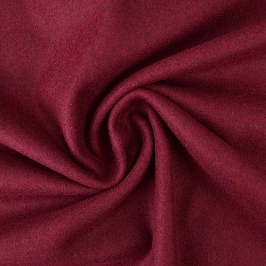 Bordeaux slitstark och mjuk ull/polyester tyg (bild 1 av 4)
