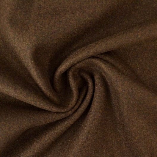 Brun slitstark och mjuk ull/polyester tyg (bild 1 av 4)
