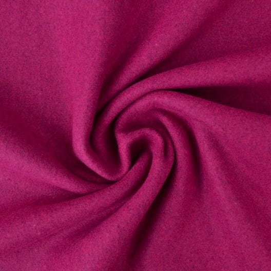 Pink slitstark och mjuk ull/polyester tyg (bild 1 av 4)