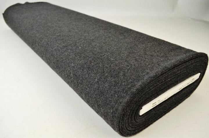 Mörkgrå slitstark och mjuk ull/polyester tyg (bild 2 av 4)