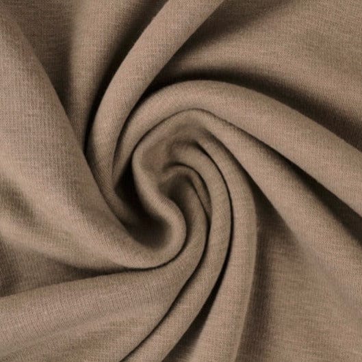 Taupe borstad sweatshirt – alpine fleece med mjuk insida & stretch (bild 1 av 6)