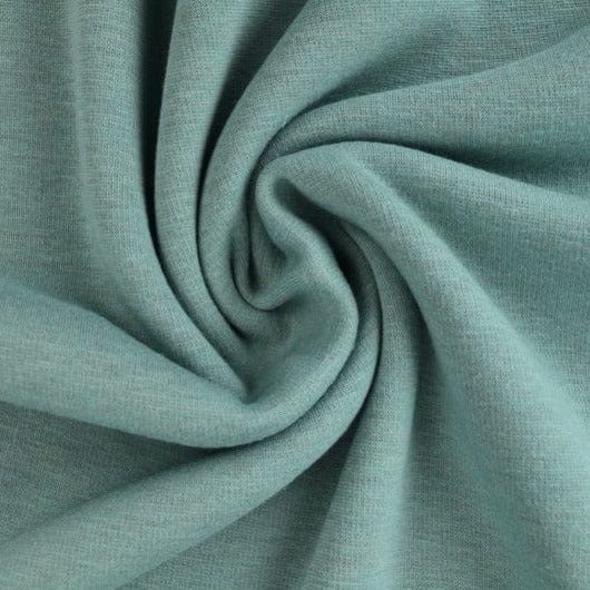 Vintage grön borstad sweatshirt – alpine fleece med mjuk insida & stretch (bild 1 av 6)