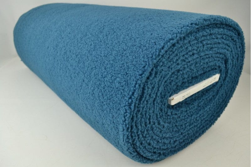 MÖRK PETROLBLÅ TEDDYTYG MED STRETCH – MJUKT & VÄRMEISOLERANDE