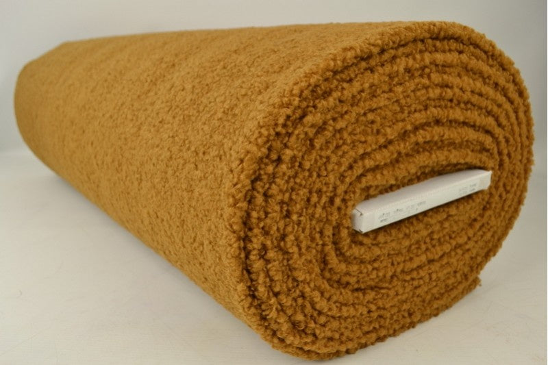 Ockragul teddytyg med stretch – mjukt & värmeisolerande (bild 2 av 7)