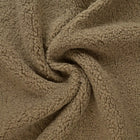 TAUPE TEDDYTYG MED STRETCH