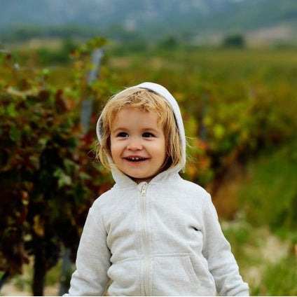 BLÅ BORSTAD SWEATSHIRT – ALPINE FLEECE MED MJUK INSIDA & STRETCH