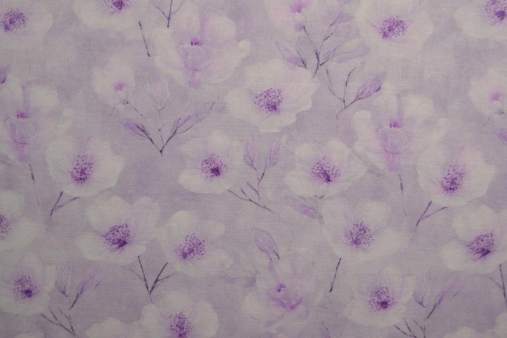 Lila linne med akvarell blommor (bild 3 av 9)