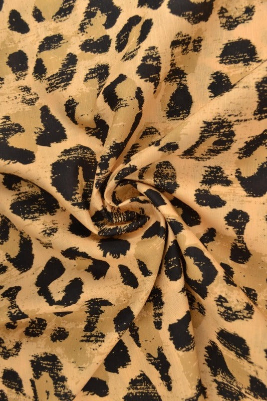 Guldfärgat linne med leopardtryck (bild 1 av 9)