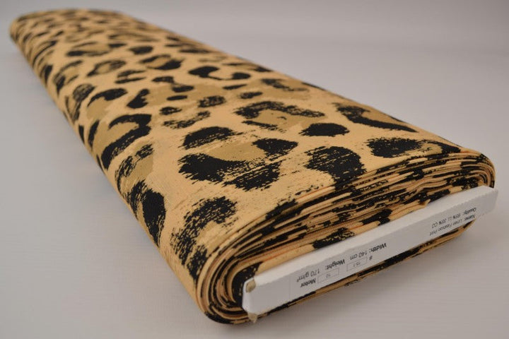 Guldfärgat linne med leopardtryck (bild 2 av 9)