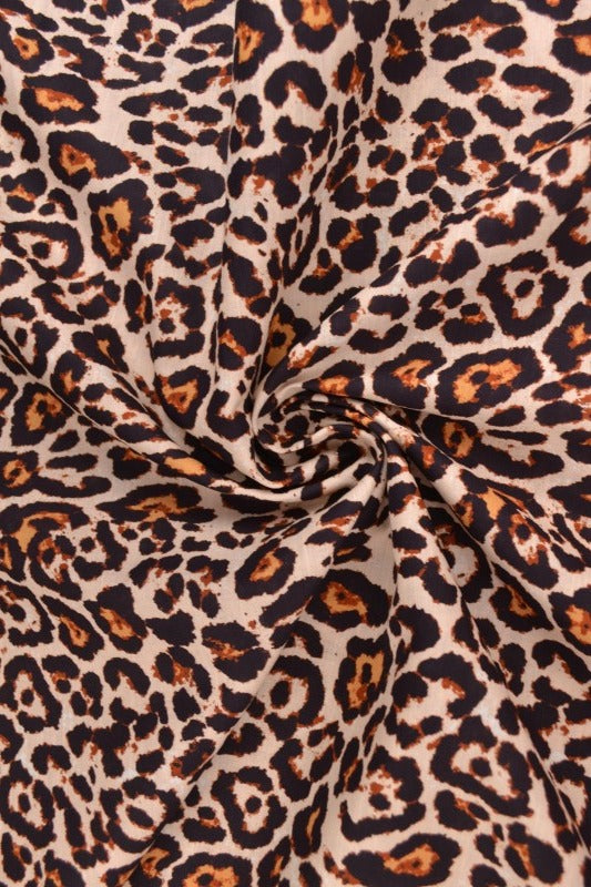 Beige linne med leopardtryck (bild 1 av 9)