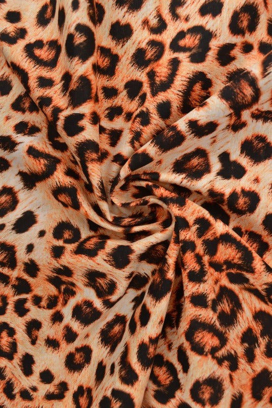 Orange linne med leopardtryck (bild 1 av 9)
