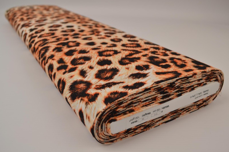 Orange linne med leopardtryck (bild 2 av 9)