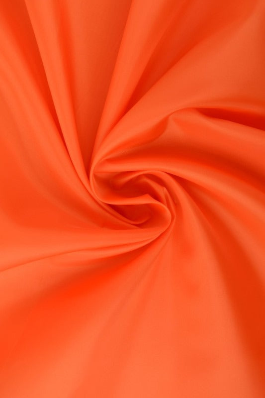 Orange fodertyg polyesterfoder – slätt, lätt & lätt glans (bild 1 av 5)