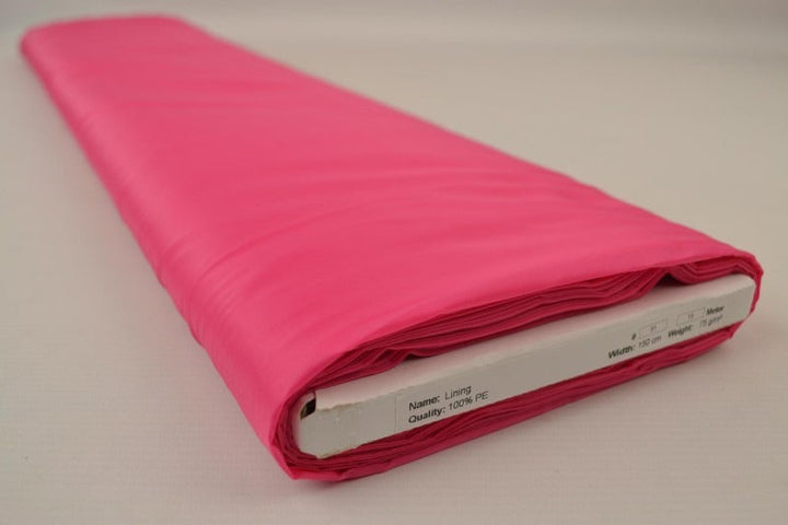 Fuchsia fodertyg polyesterfoder – slätt, lätt & lätt glans (bild 2 av 5)