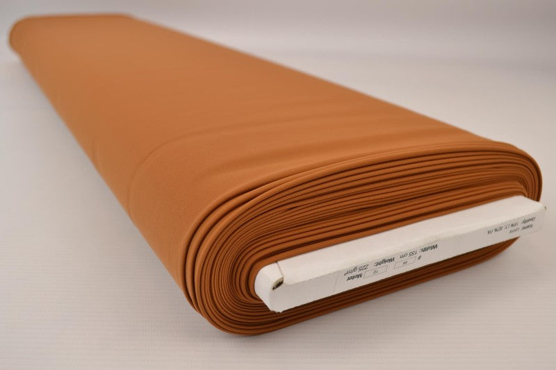 Mörk senapsgul lycra – 4-vägs stretch & snabbtorkande (bild 2 av 7)