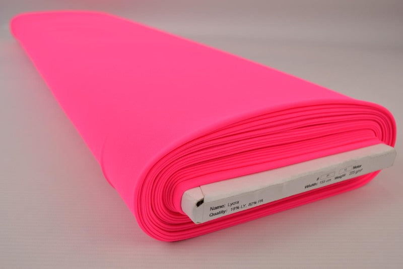 Neon pink lycra – 4-vägs stretch & snabbtorkande (bild 2 av 7)