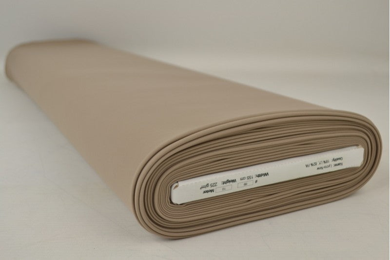 Taupe lycra – 4-vägs stretch & snabbtorkande (bild 2 av 7)
