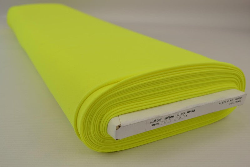 Neon gul lycra – 4-vägs stretch & snabbtorkande (bild 2 av 7)