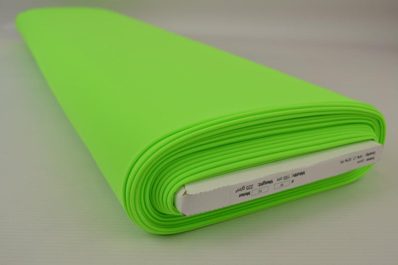 Neon lime grön lycra – 4-vägs stretch & snabbtorkande (bild 2 av 7)